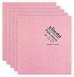 Vileda Micro Paño de limpieza, rosa, rojo, 5 piezas