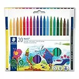 STAEDTLER 326 C20 - Rotulador de fibra (20 unidades), colores surtidos