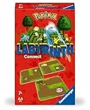 Ravensburger - Laberinto Pokemon Connect, Juegos de Mesa Niños 7 Años o más, 2-6 Jugadores, Juego de Viaje, Regalo Niño 7 años, Juegos de Mesa Familia, Versión en Español