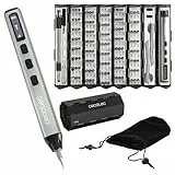 Cecotec Destornillador Eléctrico PrecissionGyro 5000 Infinity Auto, Kit de Precisión 128 piezas, Multiples Puntas Incluidas, Estuche, Magnetizador integrado