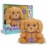 Baby Paws Labradoodle, Peluche Interactivo, Perrito Que Responde a Tus Estímulos con Muchas Funciones E Incluye una Bolsa para Llevarlo Contigo, Niños y Niñas de 4 Años o Más