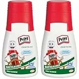 Henkel Pritt pegamento para manualidades 2 x 50 g, pegamento multiusos de secado transparente para el hogar, la escuela o la oficina, pegamento blanco para manualidades para niños
