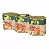 SOLÍS Tomate Frito Estilo Casero Tripack Lata - Sin Gluten - Pack de 3 x 100g