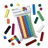 Learning Resources LER7584 Cubos encajables Snap Cubes, Multicolor, Set de 100