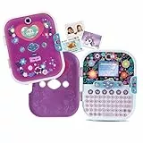 VTech - KidiSecrets Diario Secreto Digital, Reconocimiento Facial, Cámara Fotos y vídeo, MP3, Luces, Juegos Educativos y Mascota Virtual, Regalo niños +5 años, Versión ESP