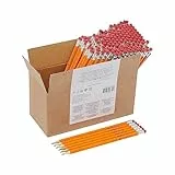 Amazon Basics Lápices n.º 2 HB de madera, afilados, 150 Unidad, Amarillo