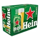 Heineken, Cer veza Lager Pack Lata, Pack de 12 Latas
