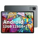 Blackview Tablet Android 15 Tab 60 WiFi 10 Pulgadas, PC Tableta, 12GB RAM + 128GB ROM/2TB TF, WiFi 6 Widevine L1, PC Mode 5100 mAh Batería Tablets Gaming Dual Cámara 8MP+5MP/WPS Suite/HD IPS