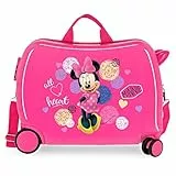 Disney Love Minnie Maleta Infantil Rosa 50x38x20 cms Rígida ABS Cierre combinación 34L 2,3Kgs 4 Ruedas Equipaje de Mano
