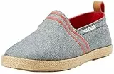 Tommy Hilfiger Alpargatas para Hombre Basic Tommy Flat Calzado de Tela, Azul (Desert Sky), 44