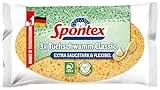 Spontex esponja paño 19111017. Súper esponjas de tela altamente absorbentes para gran variedad de aplicaciones, 3 piezas