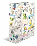 HERMA Archivador de anillas con palanca Jardín de infancia con motivo Amigos de la caja de arena, A4, 70 mm, con estampado interior, 1 carpeta con motivos