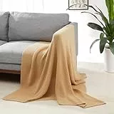 Amazon Basics Decorativa para habitación Manta arrullo, 127 x 152 cm, Arena