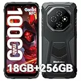 Blackview Fort1 Móvil irrompible Android 15, 256GB+18GB (TF 2TB) Móvil Rugerizado,10000mAh Batería - 6.56' HD+ Teléfono Movil, AI Camera, Face ID/Dual SIM/NFC/OTG/390g/Gemini AI Movil Indestructible
