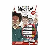 Carioca Set Mask Up Party | Set Pintura de Cara, Set Maquillaje Infantil para Niños y Niñas en Barra a Base de Agua, 2 Tutoriales incluídos, Colores Surtidos 6 Uds