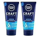 Nivea Men Aqua styling gel Mega 6 STRONG 150 ml x 2 Gel