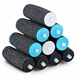 Jorest [10/20 Piezas] Recambio Compatible con Scholl Velvet Smooth Lima Electrico, 3 Tipos de Rugosidad, Rodillo para Lima Pies Electronica, Set Pedicura Quita Dureza y Callos