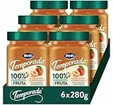 Hero Temporada Mermelada 100% origen de la fruta de Melocotón y Albaricoque - Pack 6x280gr