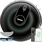 Vactidy Robot Aspirador T8, Robot Aspirador y Fregasuelos con Potente Succión, Depósito 2 en 1, Aspira, Barre, Mopa, 100mins Autonomía, Control por App/Alexa/Google Home/Siri, para Mascotas