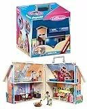 PLAYMOBIL Dollhouse 70985 Casa Muñecas Maletín con Mango Plegable, Juguetes para niños a Partir de 4 años