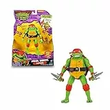 TORTUGAS NINJA Raphael Figura de Acción Deluxe con Sonidos y Frases del Personaje de Película Caos Mutante, 4 Muñecos para Coleccionar, Fans, niños y niñas +4 años, Famosa (TU800200)