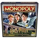 Hasbro Gaming, Regalos Fiesta de Halloween para Niños y Niñas Juego de Misterio de Mesa Monopoly Edición Harry Potter - Versión Italiana