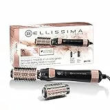 Bellissima Imetec My Pro Revolution BHS4 1100, Cepillo de aire caliente, Seca y Moldea, Rotación automática con Doble Sentido, 2 Cepillos de 40 y 50 mm, Ionizador, 1000 W, Revestimiento de Cerámica