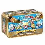 SUPERTHINGS RIVALS OF KABOOM Lata Gold Serie Power Machines-el ultrararo (Doctor Volt),2 líderes Dorados,6 capitanes Plateados y 2 vehículos PowerJets