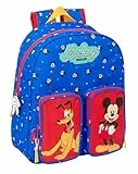 Safta MICKEY MOUSE GOOD DAY - Mochila Infantil, Ideal para Niños de Diferentes Edades, Cómoda y Versátil, Calidad y Resistencia, 28x10x34 cm