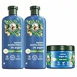 Herbal Essences Champú 2x350ml + Mascarilla 500ml, Para Pelo Dañado. Hidratación Intensa Para Un Pelo Más Suave Y Sedoso. De Origen Natural. Vegano Y No Testado En Animales