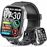 Reloj Inteligente Hombre Mujer, 1.95' Smartwatch con Llamadas Bluetooth y Notificación, 110+ Deportivos Smart Watch con Podómetro/Pulsómetro/Monitor de Sueño, IP68 Pulsera Actividad para Android iOS