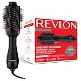 REVLON Salon One-Step - Secador y volumizador (3 posiciones de calor y 2 velocidades, revesimiento ceramico, mango ergonomico), negro y rosa, Original