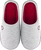Mishansha Zapatillas de Estar por Casa Hombre Mujer Invierno Zapatillas Casa Cómodas con Memory Foam para Otoño, Blanditas/Mulliditas y calientes(Grey, 40/41 EU)