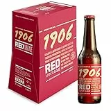 1906 Red Vintage - Cerveza Lager Extra, Pack de 6 Botellas x 33 cl, Sabor Intenso y Equilibrado, Galardonada Internacionalmente, 8% Volumen de Alcohol