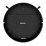 Cecotec Robot Aspirador Conga M10. Navegación Giroscópica Ordenada, 2000Pa Presión de Succión, Autonomía 120 Minutos, Sensores Anticaídas y 2 Cepillos Laterales, Diseño Compacto, App Control