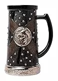Grupo Erik Jarra The Witcher, 750ml - Taza medieval - Jarra cerveza - The Witcher merchandising - Taza The Witcher, The Witcher merchandising oficial