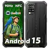 Blackview BV4800SE Movil Irrompible Android 15, 12GB+64GB (2TB TF) Móvil Rugerizado, 6.56' HD+ 90Hz, 16MP Camera, Face ID/Dual 4G SIM/NFC/T615 Octa-core/OTG/285g/13.5mm/Gemini AI/Movil Resistente(NFC)