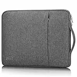 AIPIE Funda Portátil 11,6 12 12,9 Pulgadas Anti-rasguños Bolsa Ordenador PC Maletín per Laptop Compatible MacBook, Acer, ASUS, DELL, HP, Lenovo, MSI, SGIN, VivoBook, Chromebook Computadora, Gris