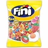 Fini Little Mix Goma Pica, Golosinas Pica Pica, Ositos Gominola, Huevos Chuches, Mezcla de Frutas, 1 Kg