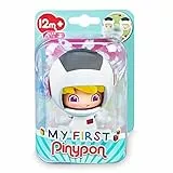 Pinypon My First, Figura Astronauta, con Traje Espacial y Casco Blancos, con 3 Caras Diferentes y Cuerpo Intercambiable, para estimular el Juego de peques a Partir de 1 año