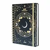 Grupo Erik Agenda 2026 Semana Vista A5 Astral - Agenda semanal Anual mujer Con Anillas - Incluye Pegatinas, Marcapáginas, Ilustraciones y Planificador mensual