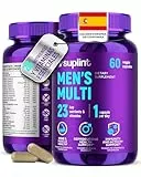 Multivitaminas Hombre Alta Potencia – Complejo Vitamínico Completo A-Z con Vitaminas y Minerales – 60 Cápsulas Veganas para 60 Días – Energía, Inmunidad y Salud – Multivitamínico Hombre (1 Pack)