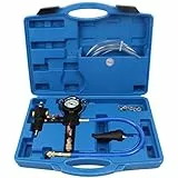 CCLIFE Herramienta de recarga del sistema de enfriamiento,Sistema de refrigerante del radiador del coche Kit de herramientas de purga de vacío