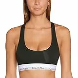 Calvin Klein Sujetador Bralette elástico, Negro (Black), L