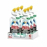 Pato WC Power Lejía Fresh, Limpiador Quitamanchas para Inodoro, Pack de 6 Unidades, Incoloro, 750 ml (Paquete de 6), 6
