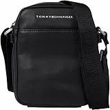 Tommy Hilfiger Bolso bandolera Hombre TH City Mini Reporter pequeño, Negro (Black), Talla Única