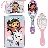 Neceser Aseo Viaje Accesorios Gabby´S Dollhouse con Peine, Toalla y Bolsa de Gabby´S Dollhouse - Neceser Aseo Gabby´S Dollhouse para Viaje o Escuela