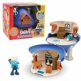 Giochi Preziosi Pitufos, 1 Figura de 5,5 cm, casa mágica, Accesorios incluidos, Juguetes para niños a Partir de 3 años, PUF28, Azul