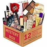 12 Productos de Cosmética y Maquillaje, Perfumeria y Accesorios en Cajita Regalo para Mujer, Valorada en +25 € ideal para sorprender con multimarcas y 12 productos mix variados