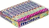 Mentos Frutas, Caramelo Masticable con Zumo de Frutas - 20 unidades de 38 gr (Total 760 gr)